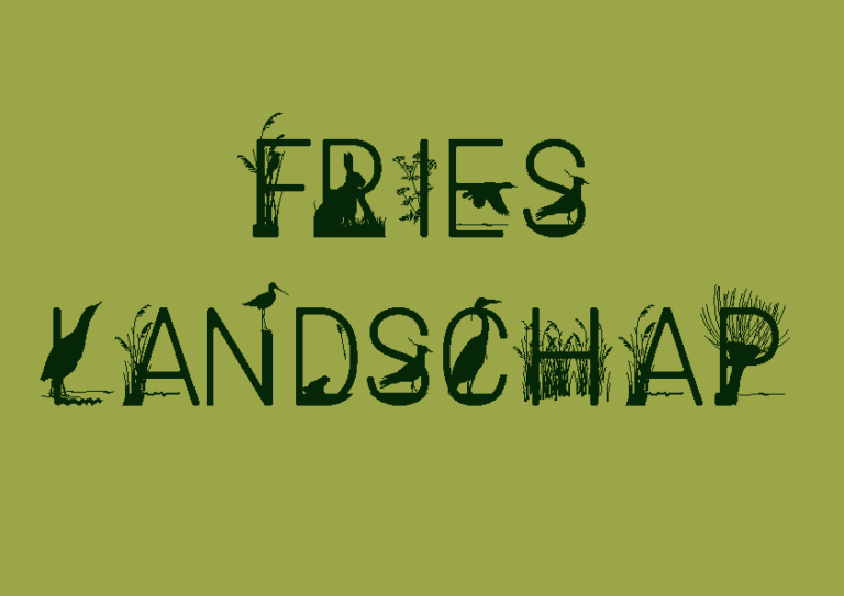 Lettertype fries landschap